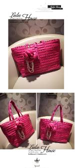 หมดค่ะ กระเป๋าLuluhouse รุ่น L85-02newpblu/p กระเป๋าแฟชั่นเกาหลี นำเข้าของแท้ 100% ค่ะ 
